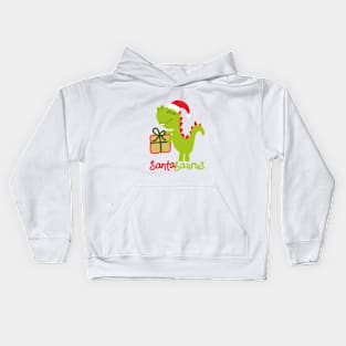 santasaurus Kids Hoodie